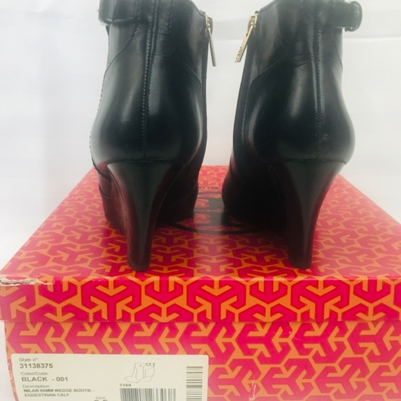Tory Burch 85MM Milan Bootie Equestrian Calf - Picture 4 of 4